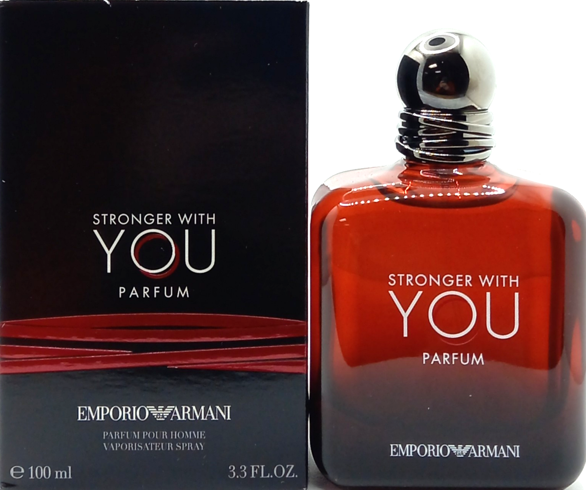 EMPORIO ARMANI STRONGER WITH YOU PARFUM SPRAY FOR MEN 3.3 Oz / 100