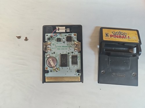 Authentic Pokemon Pinball 1999 Nintendo Gameboy Color Rumble Tested Saves - Picture 3 of 4