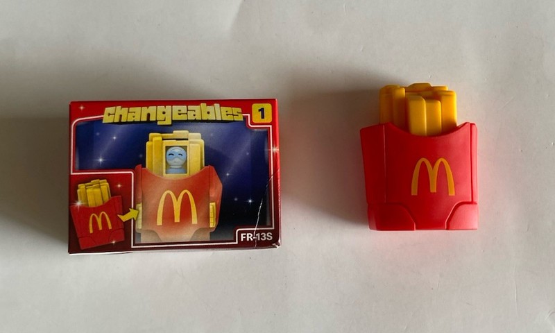 2 - McDonald’s Changeables #1 FR-13S 2026 Happy Meal Transformer  Fries Toys