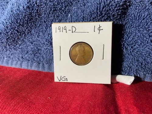 Lincoln Wheat Penny 1919-D AG