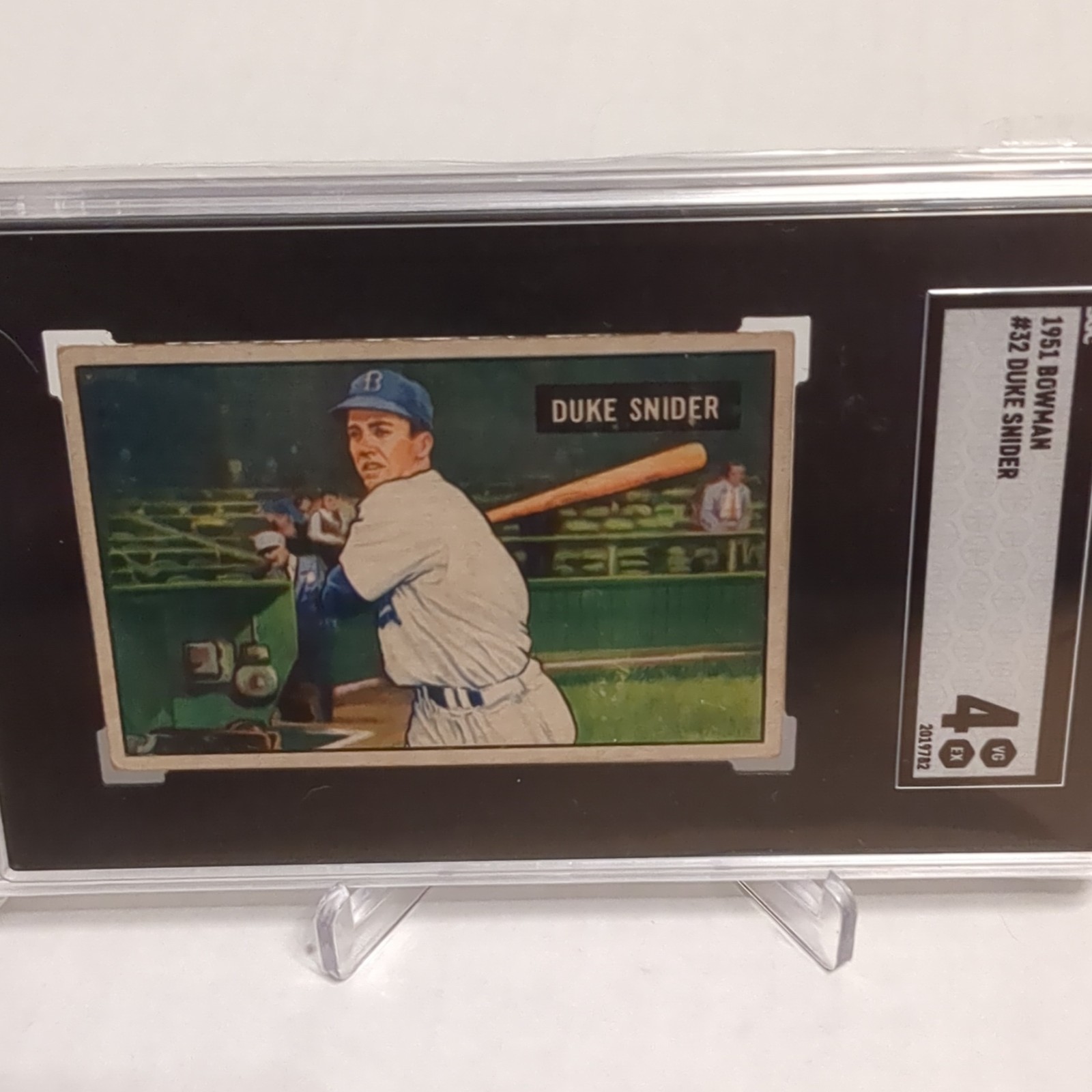 1951 Bowman Duke Snider #32 SGC 4 Brooklyn Dodgers Baseball Base Set