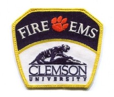 Clemson University SC Fire EMS Department patch ship from Australia