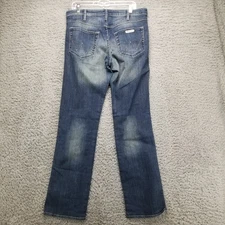 Wrangler Jeans Mens 34x34 Blue Millard Regular Fit Stretch Denim Cowboy