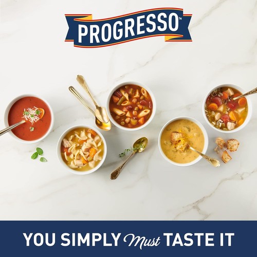 Progresso Rich & Hearty New England Clam Chowder Soup Gluten Free 18.5 oz. - Picture 6 of 8