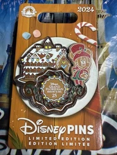 2024 Disney Gingerbread House Pin Grand Floridian Resort 25th Anniversary LE