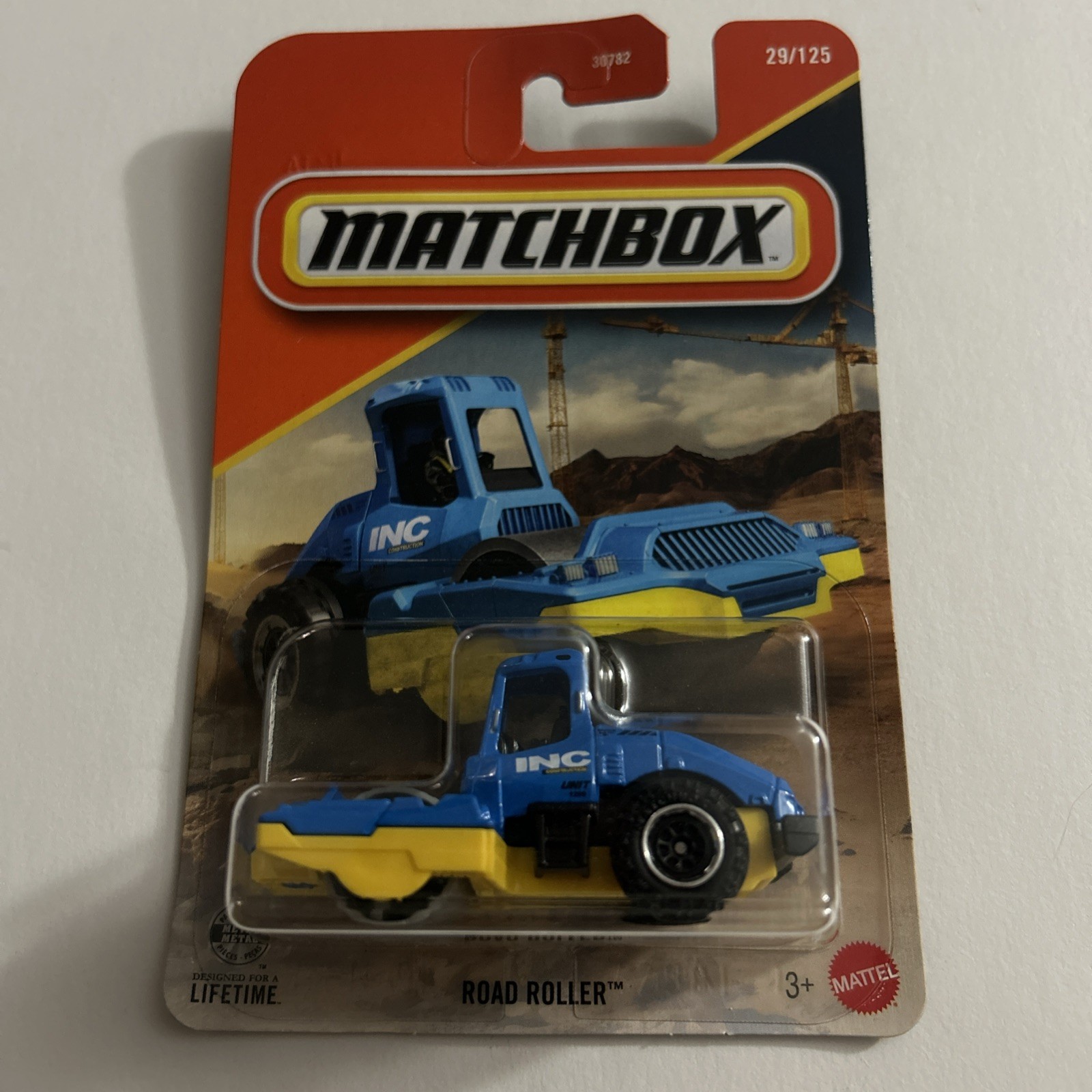 Road Roller 29/125 Matchbox 2026 JHN20 MBX Construction blue INC Construction