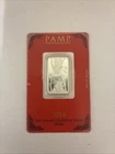 PAMP Suisse 10g Silver Bar .999 Fine Lunar Legend Series 2014 Year of the Horse
