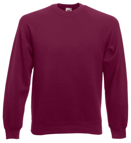 Fruit of the Loom Classic Mens Raglan Sweatshirt Sweat Jumper Pullover 622160 - Picture 11 of 13