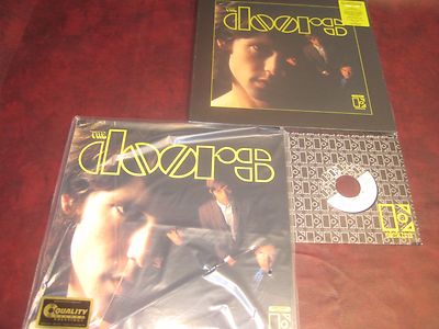 THE DOORS S/T STEREO VERIFIED 45 RPM 2 LP SET + 50TH ANN. CD