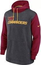 NWT Washington Commanders Nike 2-Tone Grey/Surrey Hoodie Men  s Size Small
