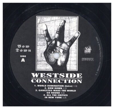 USオリジナル Westside Connection Bow Down 2LP Westside Connection / Bow Down 12