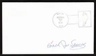 Coach Joe Spencer Signed  New York Jets Canton Postmarked Postal Envelope Auto