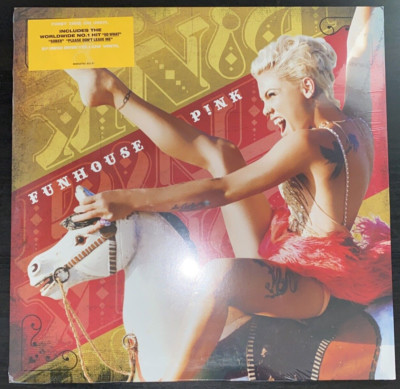 PINK FUNHOUSE YELLOW VINYL 2LP LIMITED EDITION NEW SEALED MINT