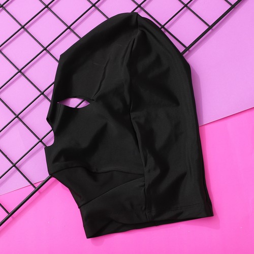 Adult Headgear Elastic Balaclava Hoods Cosplay Motorcycle Helmet Lined Black - Picture 17 of 47