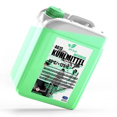DTP-SOFT 10L KÜHLERFROSTSCHUTZ GRÜN AG13+ KÜHLMITTEL -40°C PREMIUM 1 x 10 liter