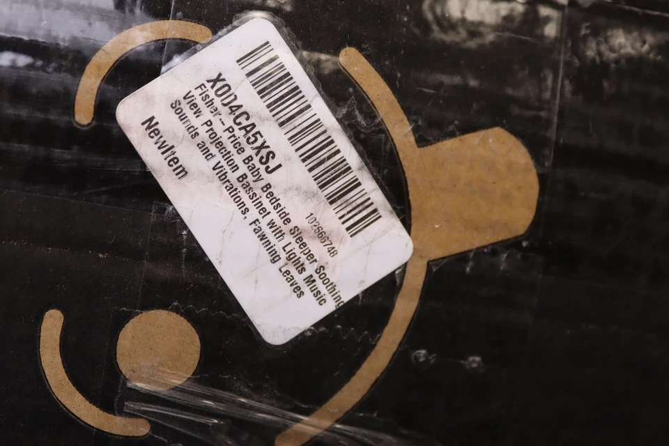 Fisher-Price 便携式婴儿床舒缓视图投影摇篮长叶 — 第 3/4 张图片