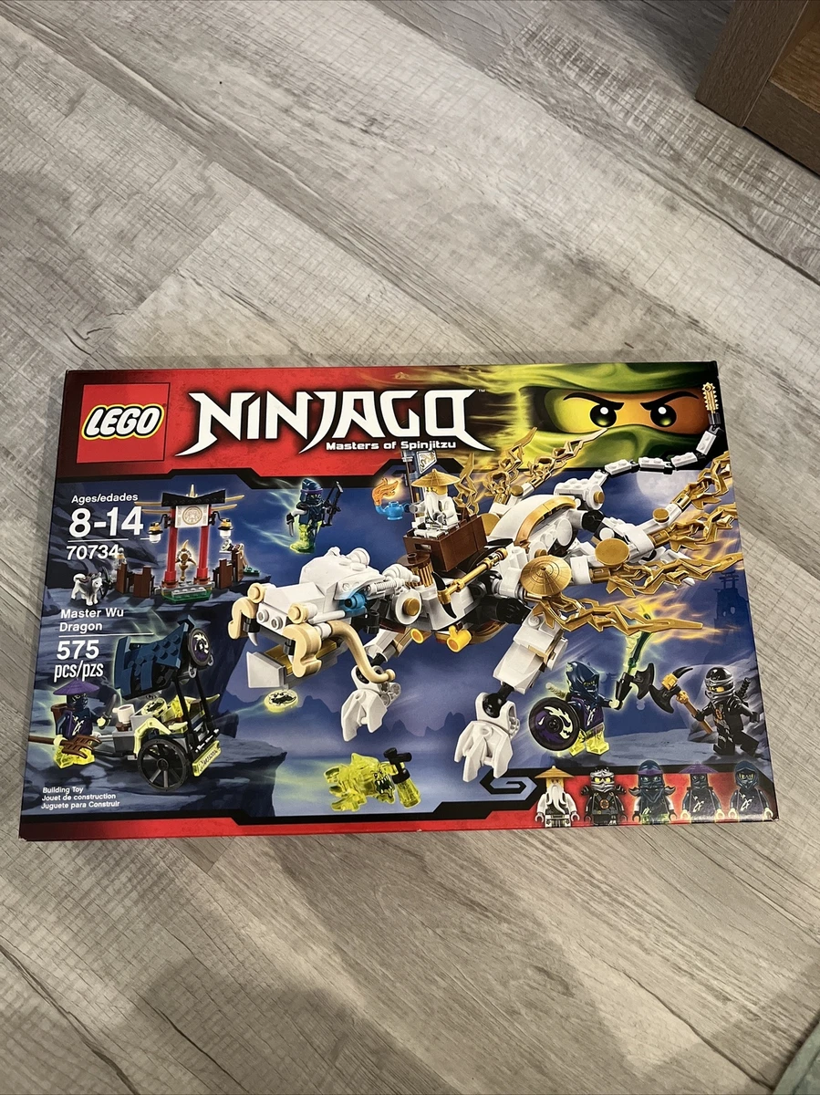 Lego Ninjago 70734 Master Wu Dragon WITH BOX 100 COMPLETE