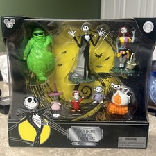 Nightmare Before Christmas Disney Park Exclusive Tim Burton 7 Figures Halloween
