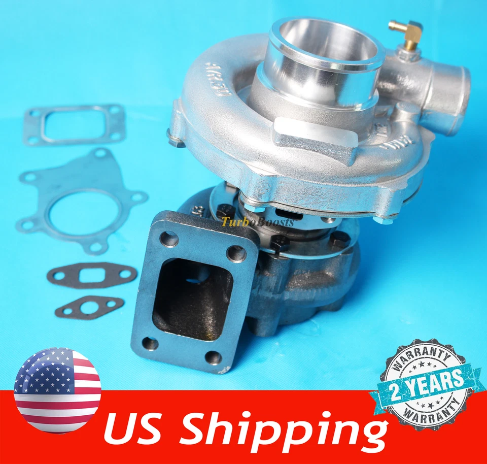 T3/T4 T3T4 T04E .63 A/R TURBINE 5 BOLT FLANGE TURBOCHARGER TURBO CHARGER Foto 2 de 4