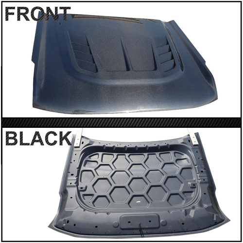 For Ford BRONCO 2021-2023 Real Carbon Front Bonnet Hood Engine Lid Cover Trims - Bild 10 von 11