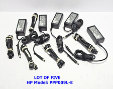 OEM Lot of 5 HP AC Adapters Power Supply 65W 19.5V 3.33A 756413-001 PPP009L-E