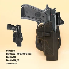 M9 22 Holster Fit Beretta 92 92FS INOX M9 M9_22 Taurus PT92 9mm Tactical Holder
