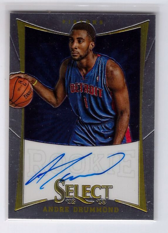 Andre Drummond 12/13 Select Auto Rookie #167 Serial #42/149