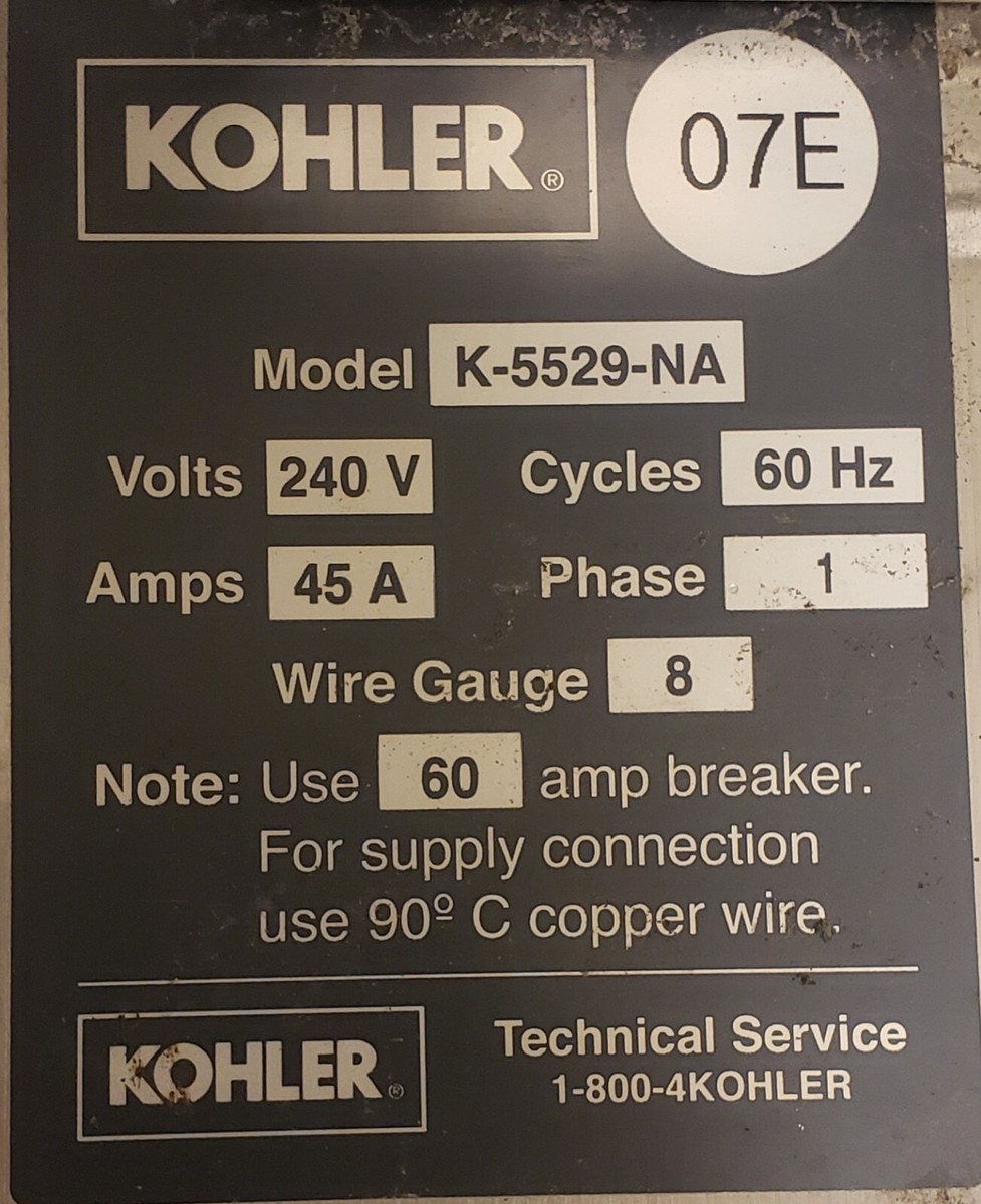 Carte De Contrôle Kohler K-5529-NA - Pour Douche à Vapeur, Occasion