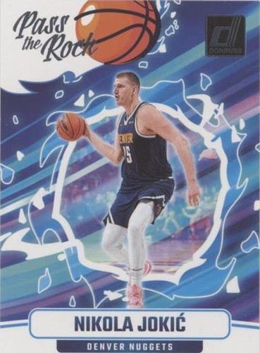2024-25 Panini Donruss #8 Nikola Jokic Pass the Rock Denver