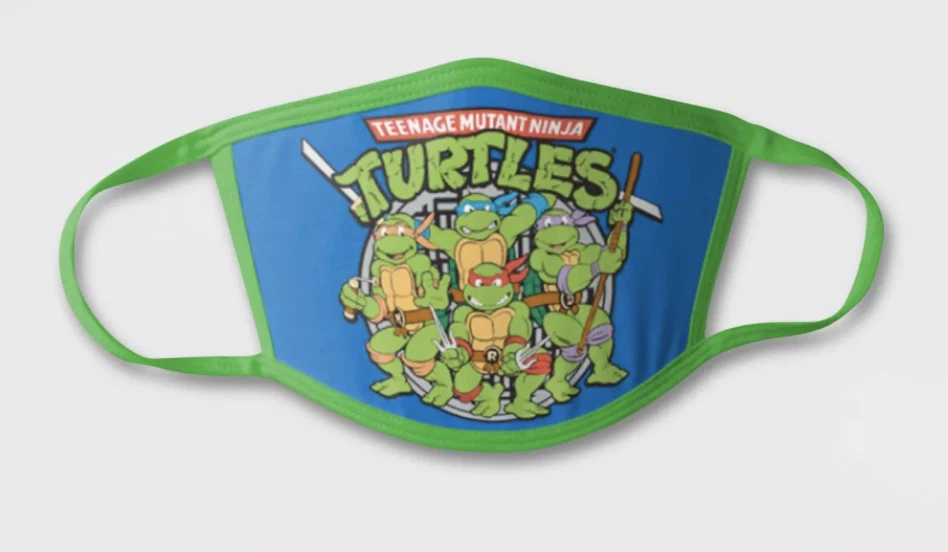 Ninja Turtles FACE MASK Set of 3 Nickelodeon Kids 3pk TMNT Mouth Covering Rare - Image 4 of 4