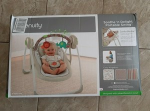 ingenuity portable swing cozy kingdom