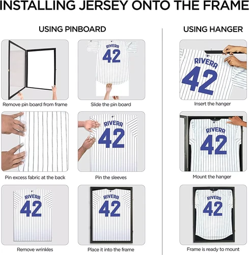3D Avalo Objektrahmen Trikotrahmen Einrahmung Fußballtrikot Sammelrahmen 60x80CM - Bild 10 von 14