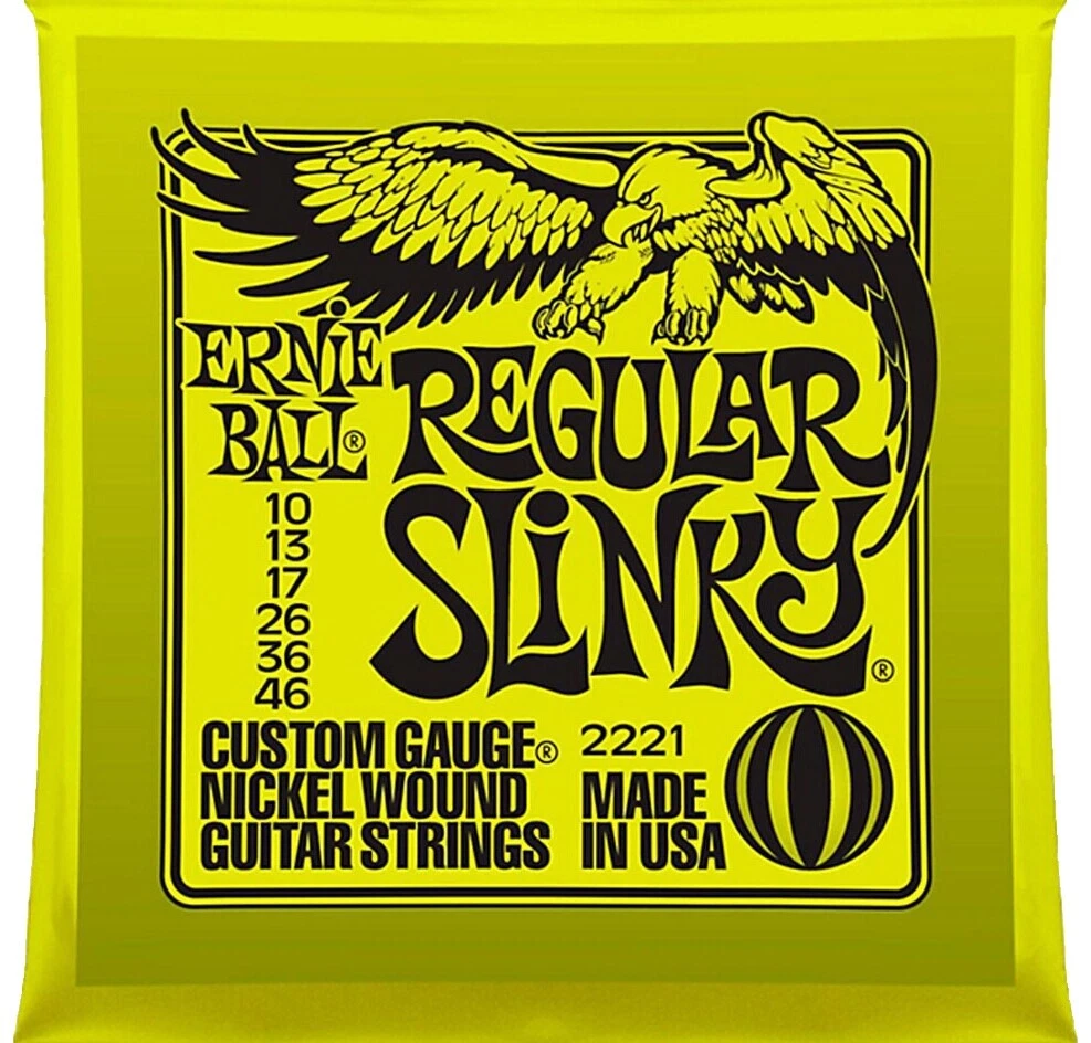 Cuerdas de guitarra eléctrica guitarra Ernie Ball