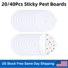 20Pack Disposable Flea Trap Sticker Sticky Dome Flea Trap Refill Flea Glue Discs