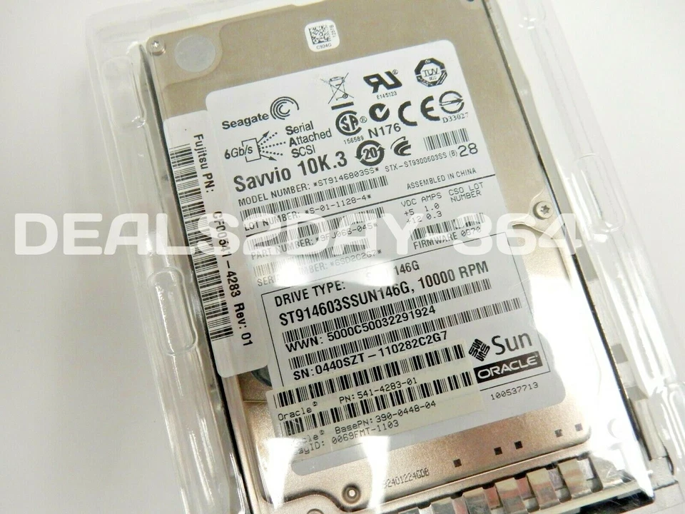 Sun 541-4283-01 146GB 10K 2.5" SAS HDD Hard Drive - Image 2 of 4