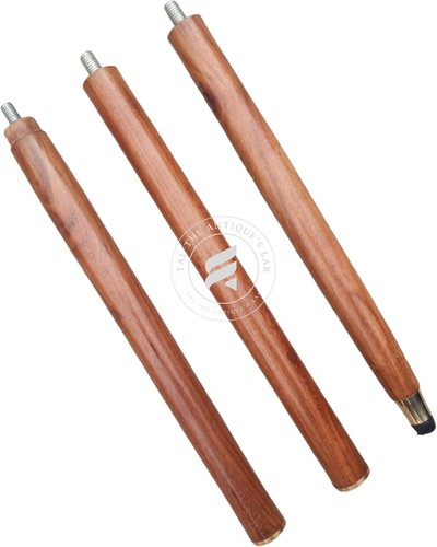 Antique Brass Royal Fashioned Vintage Wooden Walking Stick Cane Gift Mother's - Picture 8 of 8