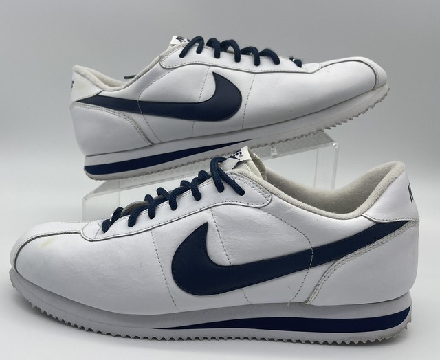 Size 13 - Nike Cortez Basic White Navy 