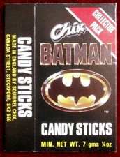 BATMAN - Individual VINTAGE "Sweet Cigarette" Packet - Batmobile