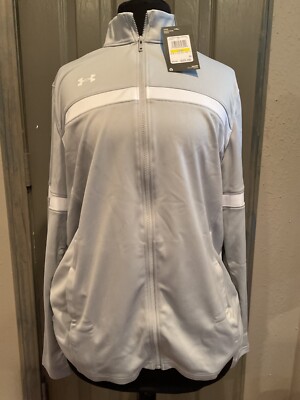 Under Armour Womens' Team Rival Knit Warm Up Jacket - 1376887-011 Medium