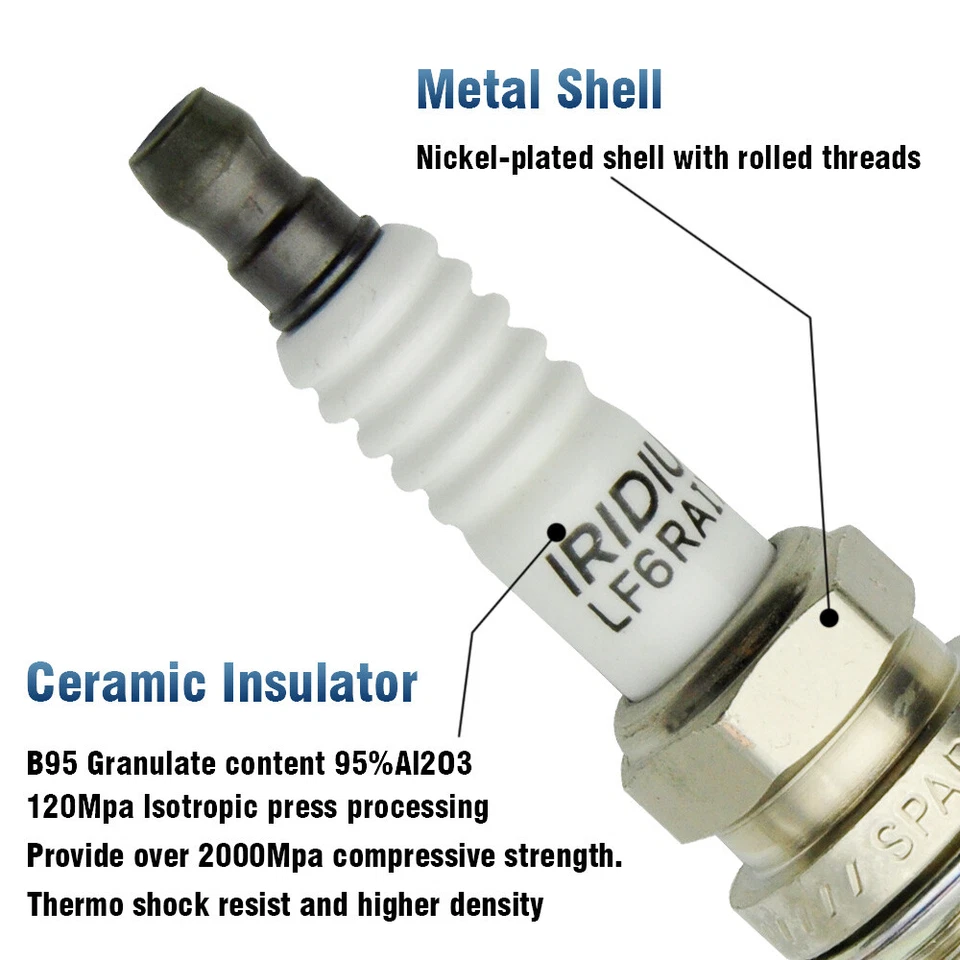 UF359 8×Ignition Spark Coils+16×Plug Wire+Spark Plugs For Mercedes-Benz ML500 CL - Image 3 of 4