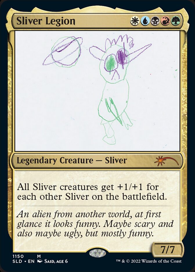 スリヴァー軍団/Sliver Legion Foil ジャッジ イベント配布》【FOIL】【英】スリヴァー軍団/Sliver Legion[金P