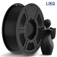 JAYO 1.1KG PLA+ PLA PLUS 3D Printer Filament 1.75mm Tangle-free +/- 0.02mm Black