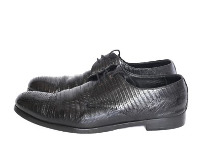 Men\'s Black PRADA lace oxford shoe size 10 Prada Mens Leather Lace Up Oxford BLACK Size 10 | eBay main image 2