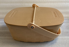 Vintage Fisher Price Picnic Basket Made in USA  with some extras 