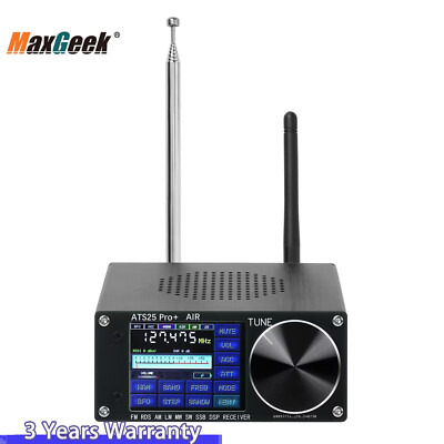 HAMGEEK ATS25 Pro+ FM SW SSB MW LW AIR SDR Receiver Aviation Band Bluetooth Wifi