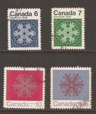 CANADA 1971 SG687/690 Christmas Fine Used (JB26238)