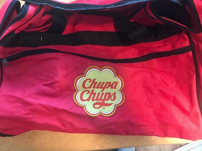 Vintage 90er Jahre Chupa Chups Reisetasche Turnbeutel Werbung 