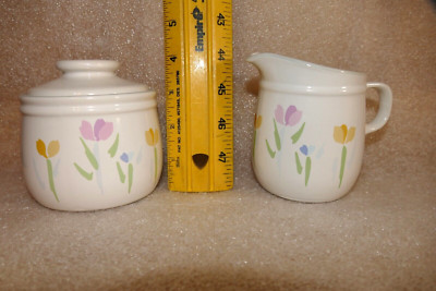 Studio Nova Villager FRESH MINT Lidded Creamer  & Sugar Bowl JFOO4 Chris & Asa