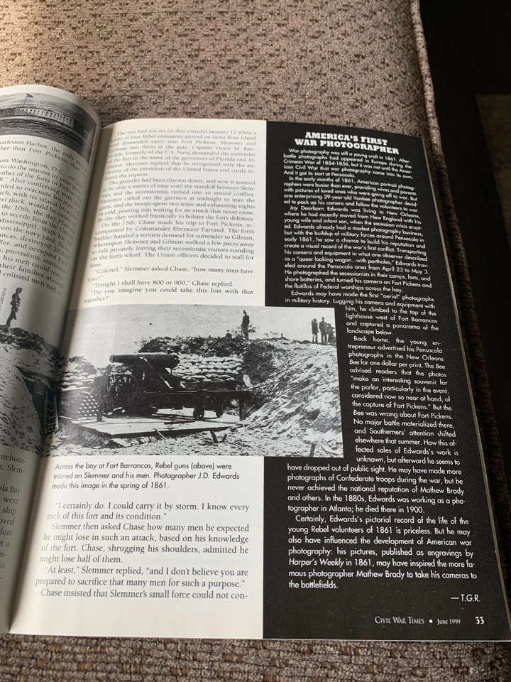 Civil War Times Magazine Escape From America's Devils Island June 1999 Resources - Image 2 of 2