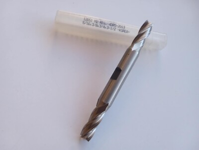 YG 1 12051 HSS HSS, 4 FLUTE DOUBLE END MILLS-REGULAR LENGTH